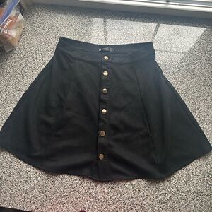 Allegra K Mini Button Down Skirt